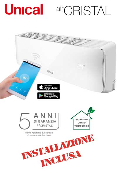 Promozione Unical Flowx 12000 BTU